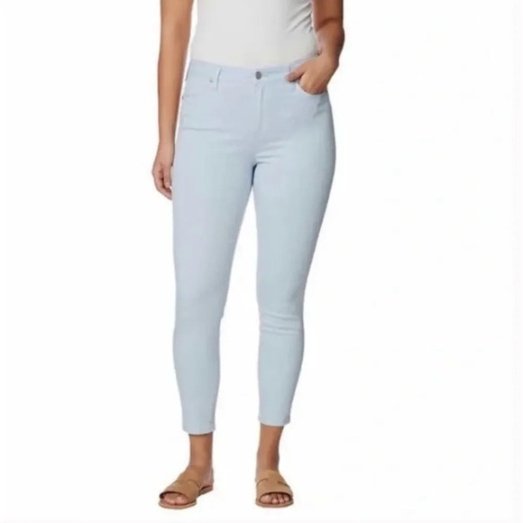 BUFFALO DAVID BITTON Havana High-Rise Soft Stretch Ankle‎ Skinny in Cali Blue - Picture 1 of 11